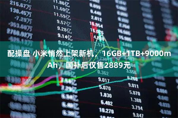 配操盘 小米悄然上架新机，16GB+1TB+9000mAh，国补后仅售2889元