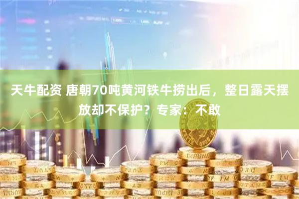 天牛配资 唐朝70吨黄河铁牛捞出后，整日露天摆放却不保护？专家：不敢