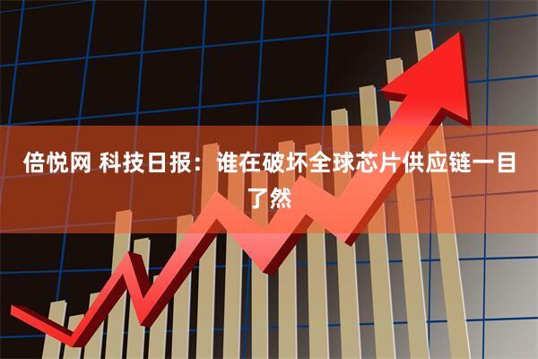倍悦网 科技日报：谁在破坏全球芯片供应链一目了然