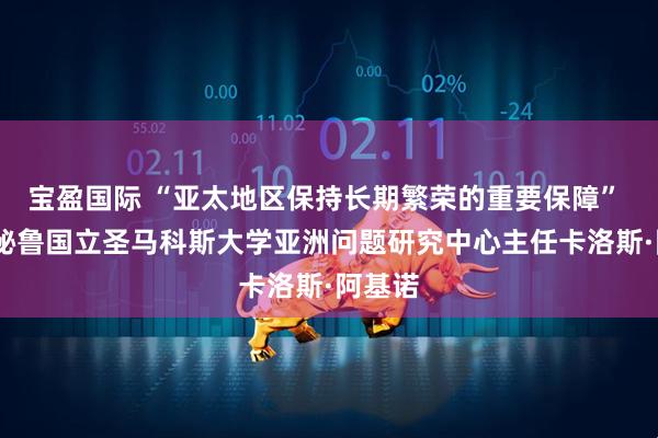 宝盈国际 “亚太地区保持长期繁荣的重要保障” ——访秘鲁国立圣马科斯大学亚洲问题研究中心主任卡洛斯·阿基诺