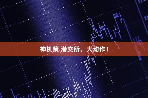 神机策 港交所，大动作！